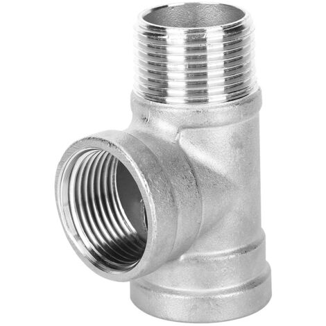 Raccord en T 304 Acier Inoxydable G1 Pouce pour Tuyauterie et Plomberie (1/5)