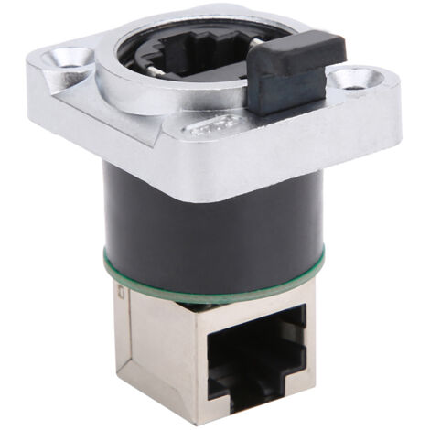 Connecteur RJ45 Anglé Étanche avec Isolant Rond en Matériau PA, Prise Aviation YTRJ45 (1/5)