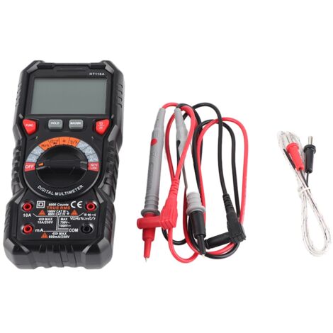 Multimètre numérique 6000 points HT118A - Mesure automatique de la valeur efficace vraie (1/5)