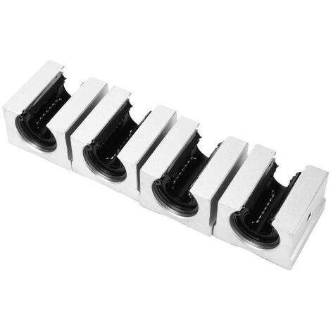 4 pièces Bloc Coulissant à Roulement Linéaire SBR16UU 16mm pour CNC (1/5)