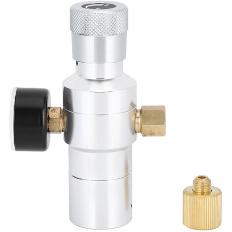 Régulateur CO2 Mini pour Bière Artisanale et Soda, Outil en Aluminium avec Raccord MFL 3/8‑Inch, Pression 0‑150PSI (1/5)