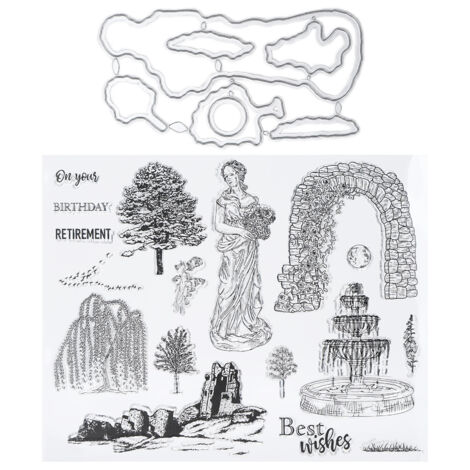 Tampon en caoutchouc TPR transparent pour DIY scrapbooking et décoration créative (1/5)