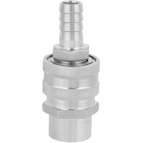 Accessoire de Pompe à Bière à Déconnexion Rapide, Filetage Femelle 1/2 Pouce NPT avec Embout Barbelé (1/5)