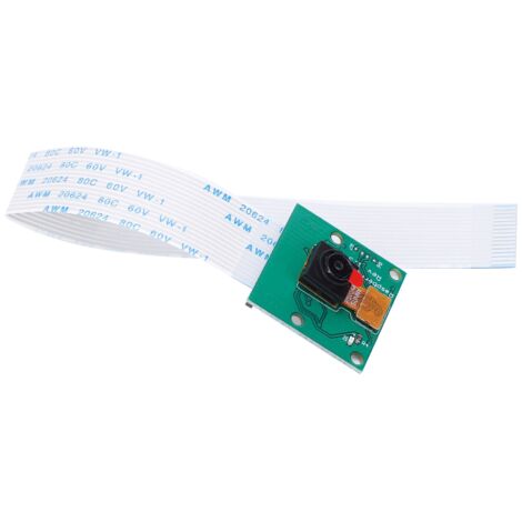 Module Caméra Vert pour Raspberry Pi 4 3B, 5MP avec Câble 15cm HBVRPI1508G V11 (1/5)