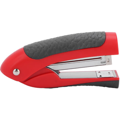 Agrafeuse de Bureau 20 Feuilles Compacte et Confortable pour Maison, Bureau, École - Rouge (1/5)