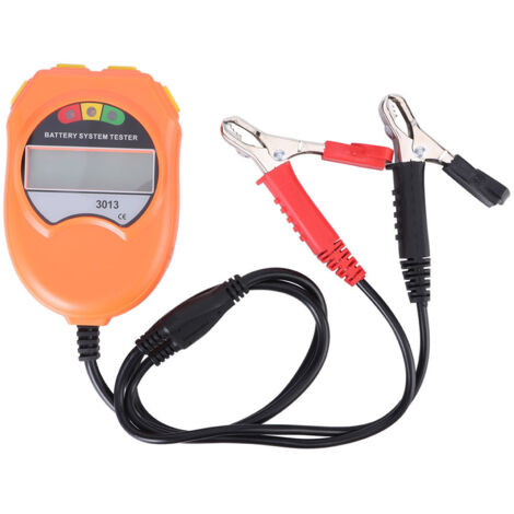 Testeur de Batterie Automobile 12V avec Écran LCD pour Charge Acide‑Plomb (1/5)