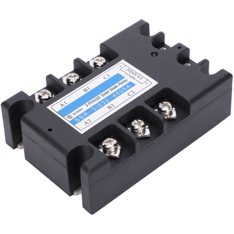 3 Phase SSR DC Control AC 480V 25A Solid State Relay Industrial ...