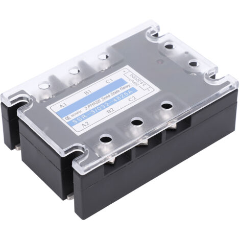 3 Phase SSR DC Control AC 480V 25A Solid State Relay Industrial ...