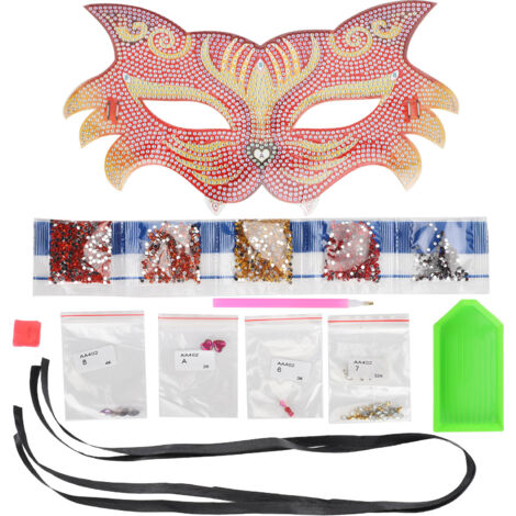 Tableau de Diamants DIY Tigre pour Filles, Décoration Murale Strass pour Fête Costumée (1/5)