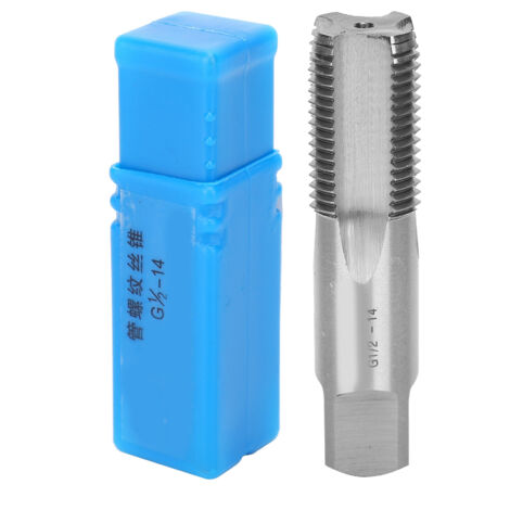 Left Hand Pipe Thread Tap Water Piping Screw Cone Pipeline Screwdriver Repair Tool G1/2in‑14 HSS (1/5)