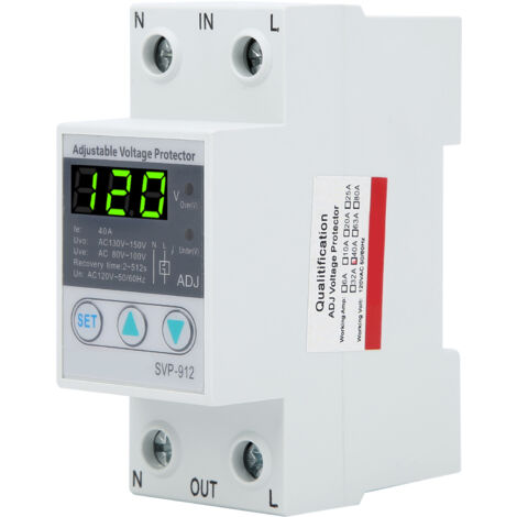 SVP912 Disjoncteur de Protection Automatique Contre les Sous-Tensions 120VAC 40A à Réenclenchement Automatique (1/5)