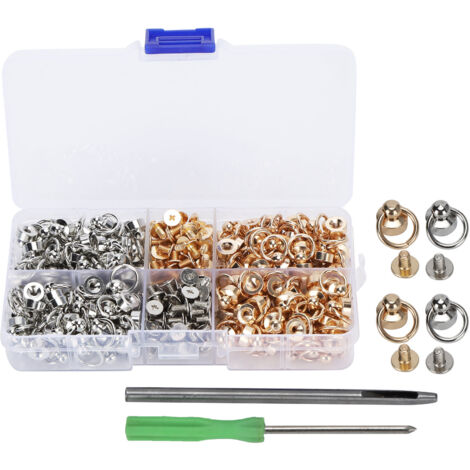 Ensemble Rivets à Billes O‑Ring pour DIY Cuir, Vêtements, Sacs et Coques Téléphone (1/5)