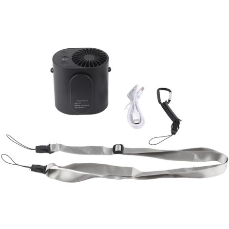 Ventilateur de Ceinture Portable USB Mini - Outil de Rafraîchissement pour Sport et Fitness en Plein Air avec Lumière LED (1/5)