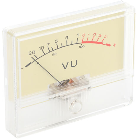 Indicateur de Niveau Audio VU T‑90 Haute Précision avec Éclairage pour ...