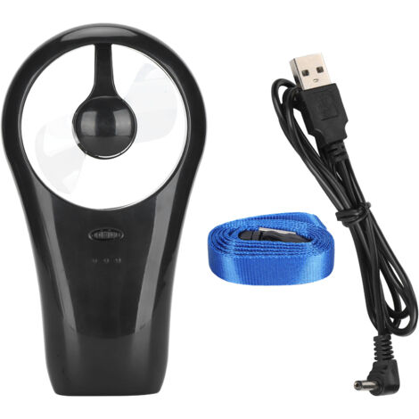 Ventilateur de Poche Mini Portable USB Rechargeable Silencieux pour Intérieur et Extérieur Noir (1/5)