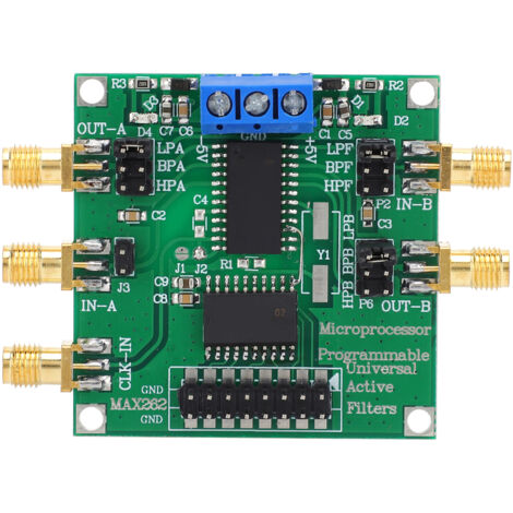Module de Filtre Actif MAX262, Passe-Haut Passe-Bas Programmable, Composant Électronique (1/5)