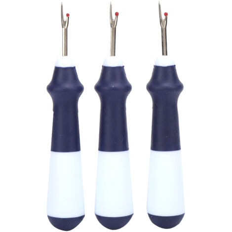 3 Pièces Découseur Solide Inox Ergonomique Manches Pratiques Retrait Fils Couture Broderie Artisanat (1/5)