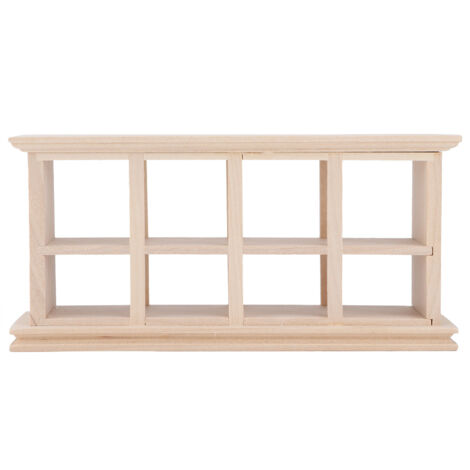 Étagère à gâteaux miniature 1/12 pour maison de poupée, meuble boulangerie en bois pour vitrine pâtisserie (1/5)