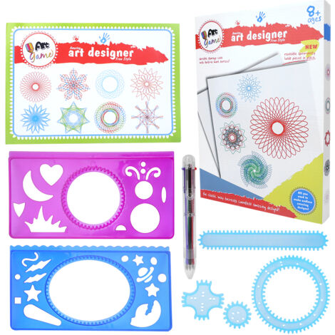 Règle de Dessin Géométrique pour Enfants - Kit de Traçage Créatif (1/5)