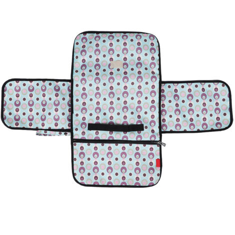 Sac étanche réutilisable pour couches lavables, matelas à langer polyvalent bleu (1/5)