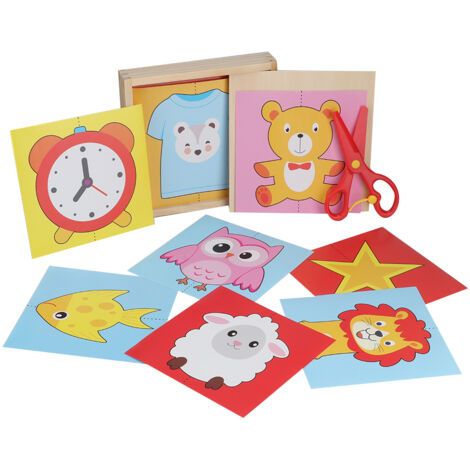 Jouet Éducatif de Découpage Papier pour Enfants - Activité Créative Maternelle DIY (1/5)