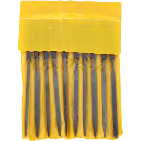 Kit de 10 limes pour guitare, outils de lutherie multifonctions pour réparation de frettes et écrous de guitare, fichiers aiguilles en métal pour musiciens.