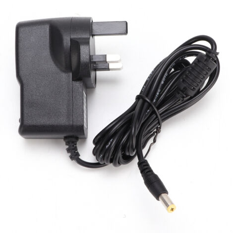 Adaptateur Secteur 9V Noir pour Effets Multiples Longueur de Câble 190cm AC100‑240V Prise UK (1/5)
