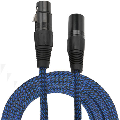 Câble XLR Mâle vers Femelle 5m Résistant pour Éclairage DMX et Table de Mixage Son (1/5)