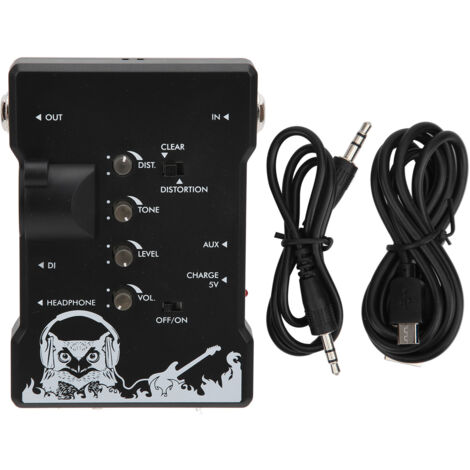 Amplificateur Casque DI avec Distortion Intégrée, Sortie XLR pour Guitare et Accessoires (1/5)