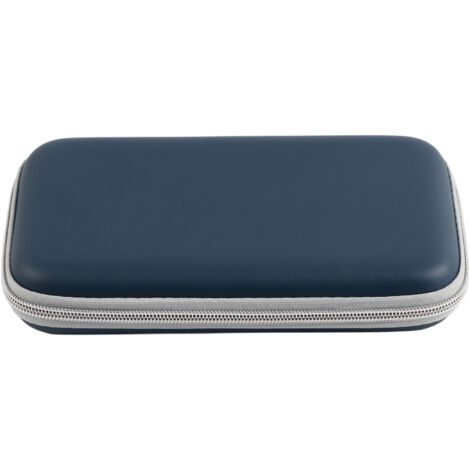 Étui de transport en simili cuir noir pour 7 harmonicas avec fermeture éclair (1/5)