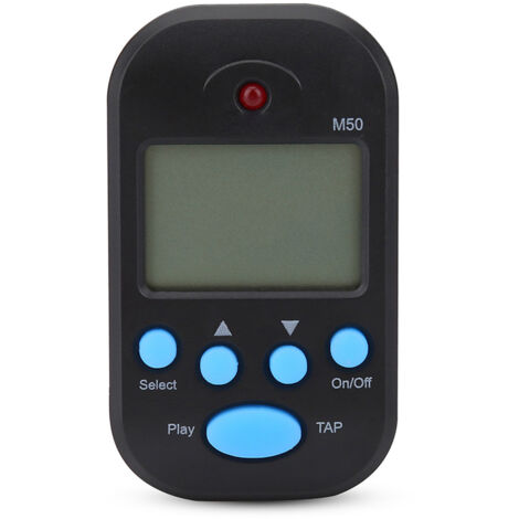 Mini Métronome Numérique Clip M50 pour Instruments de Musique (Noir) (1/5)