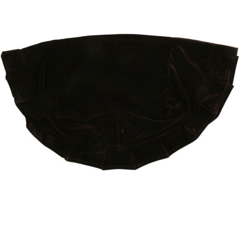 Housse de tabouret de piano en velours doré foncé, protection anti-poussière pour siège unique (1/5)