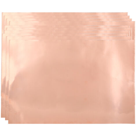 Ruban de Cuivre Conductive 10 Pièces pour Blindage EMI Guitare (30x20cm) (1/5)