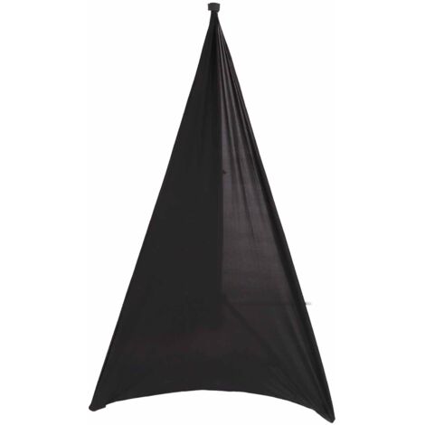 Housse de protection en polyester extensible pour trépied de haut-parleur avec boucle, accessoire scénique ajustable (1/5)