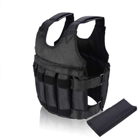 Veste lestée 50 kg pour hommes et femmes, Veste d'entraînement musculation, Veste poids lourd fitness