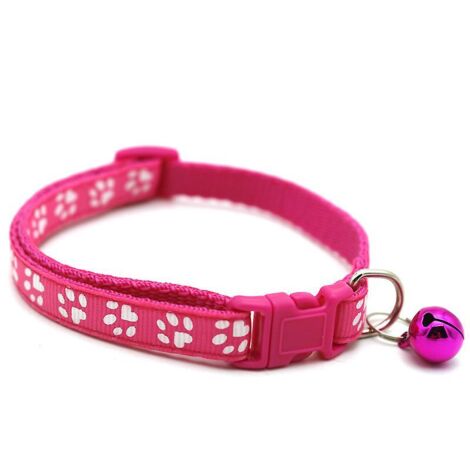Collier anti-puces ajustable pour chiens, chats et lapins - Protection et sécurité optimales - Rouge (1/5)