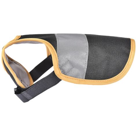 Tabliers noirs pour volailles avec élastiques pour selles de poules et protections pour poussins (1/5)