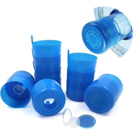Lot de 12 bouchons réutilisables anti-fuites pour bonbonnes d'eau de 3/5 gallons