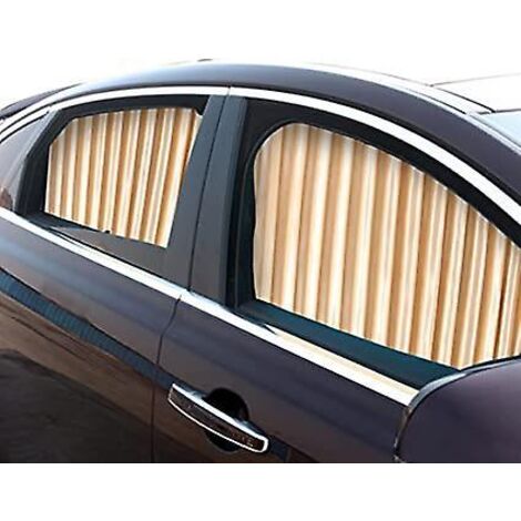 Pare-soleil doré pour vitres latérales de voiture, rideaux magnétiques pour bloquer les rayons UV et préserver votre intimité (1/5)