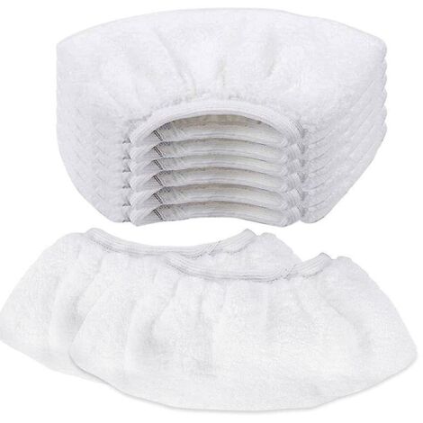Ensemble de 8 chiffons en microfibre pour nettoyeurs vapeur Kärcher - Remplacement pour balai à main universel SC2, SC3, SC4 (1/5)