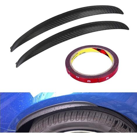 Élargisseurs d'ailes universels en fibre de carbone pour voiture - Bavettes garde-boue de 40 cm pour véhicule (1/5)