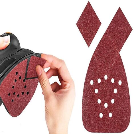 Feuilles abrasives Black & Decker Palm Sander Mouse, grains 40, 60, 80 et 120 (1/3)