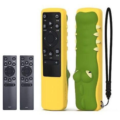 Étui de protection en silicone en forme de crocodile pour télécommande de télévision Hisense CN3A75/CN3V75 (1/4)