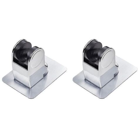 Lot de 2 sièges de douche adhésifs en ABS (1/4)