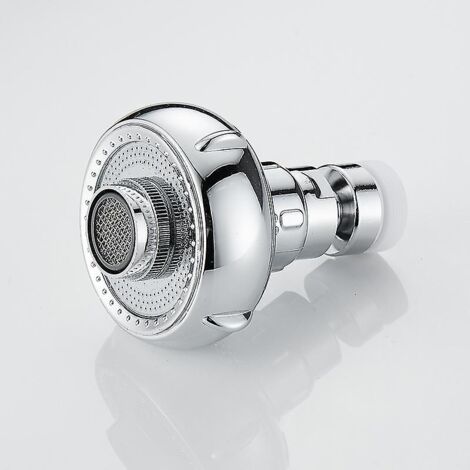 Aérateur de robinet rotatif à 360 degrés avec filtre d'économie d'eau et jet de douche à trois modes (1/4)