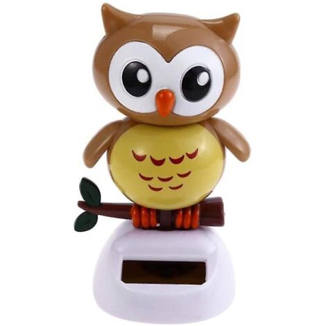 Figurine de poupée dansante écologique à énergie solaire, ornement de voiture (1/4)