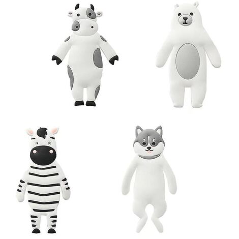 Crochets de cuisine pliables sans couture, supports de rangement multifonctionnels en forme d'animaux de dessin animé (1/5)