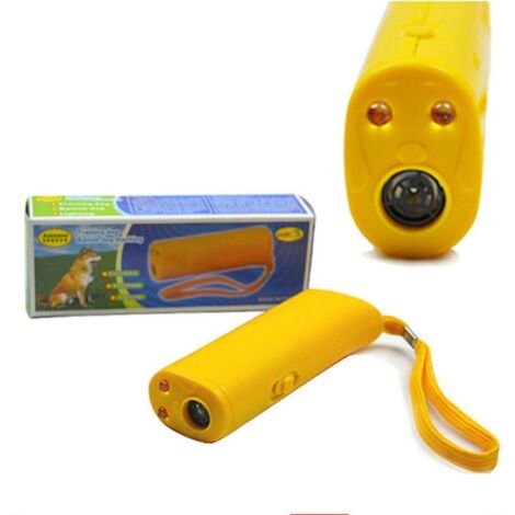 Répulsif et dresseur ultrasonique pour chiens avec LED - 13,8 x 5 x 3,5 cm (1/5)