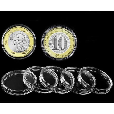 Supports en plastique pour pièces commémoratives des Jeux olympiques d'hiver de 30 mm (5 pièces) (1/4)