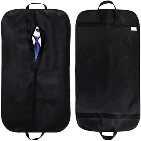 40 housses de voyage pliables, lot de 2, avec poignées - Housses de protection pour costumes (1/5)